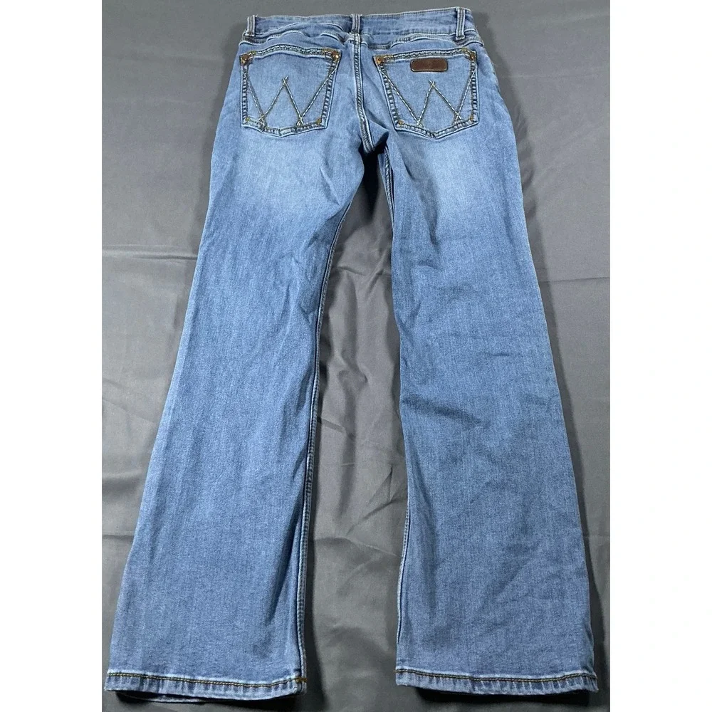Wrangler‎ Womens Bootcut Jeans Medium Wash Blue Denim Size 9x30 1000MW2KM